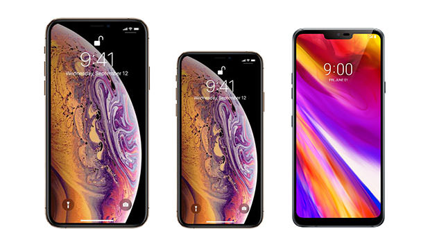 مقایسه آیفون ایکس اس با ال جی جی 7