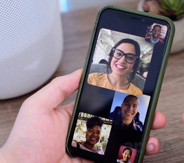 آموزش تماس گروهی در FaceTime