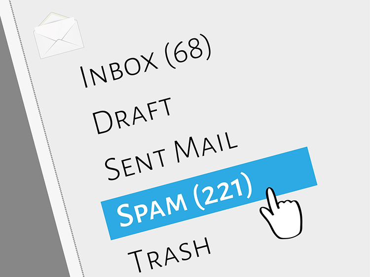 اضافه کردن ایمیل به لیست اسپم جیمیل