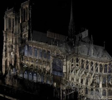 بازسازی کلیسای نوتردام با کمک اسکن