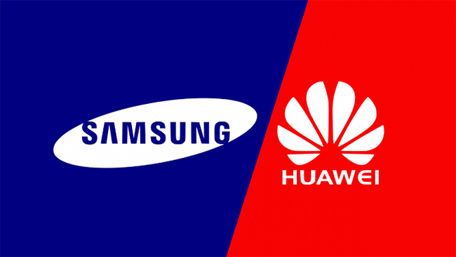 رقابت سنگین هواوی و سامسونگ