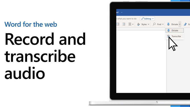 قابلیت تبدیل گفتار به متن در word