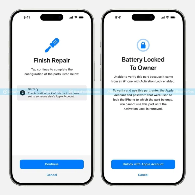 با iOS 18 امکان استفاده از قطعات آیفون دزدی روی گوشی‌های دیگر میسر نخواهد شد